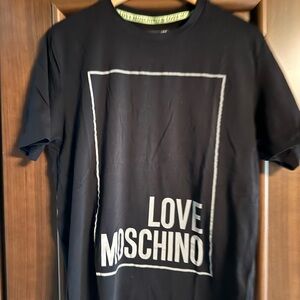 Love Moschino Black Graphic Tee